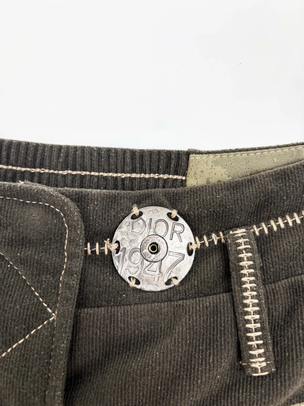 Christian Dior 2006年 デニムミニスカート38 Christian Dior Boutique F/W 2006 cargo mini skirt — JAMES VELORIA